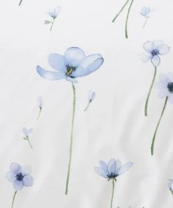 Dunelm Maddie Blue Floral Reversible Duvet Cover And Pillowcase Set -Dunelm-shop 1000181959 alt05