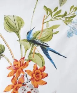 Dunelm Paradise Birds Green Reversible Duvet Cover And Pillowcase Set -Dunelm-shop 1000181963 alt03