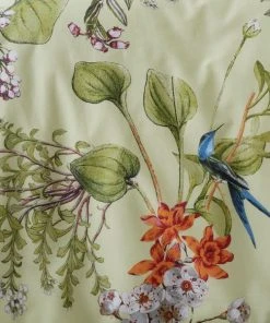 Dunelm Paradise Birds Green Reversible Duvet Cover And Pillowcase Set -Dunelm-shop 1000181963 alt04