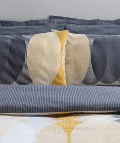 Elements Elijah Ochre Reversible Duvet Cover And Pillowcase Set -Dunelm-shop 1000182064 alt02