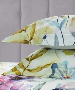 Dorma Florian Reversible 100% Cotton Duvet Cover And Pillowcase Set -Dunelm-shop 1000182288 alt02