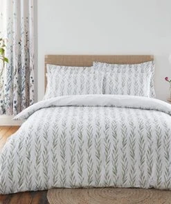 Dunelm Whimsical Botanical Green 100% Cotton Reversible Duvet Cover And Pillowcase Set 9 Dunelm Whimsical Botanical Green 100% Cotton Reversible Duvet Cover And Pillowcase Set -Dunelm-shop 1000185662 alt03