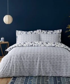 Dunelm Zen Navy Reversible Duvet Cover And Pillowcase Set -Dunelm-shop 1000185670 alt02