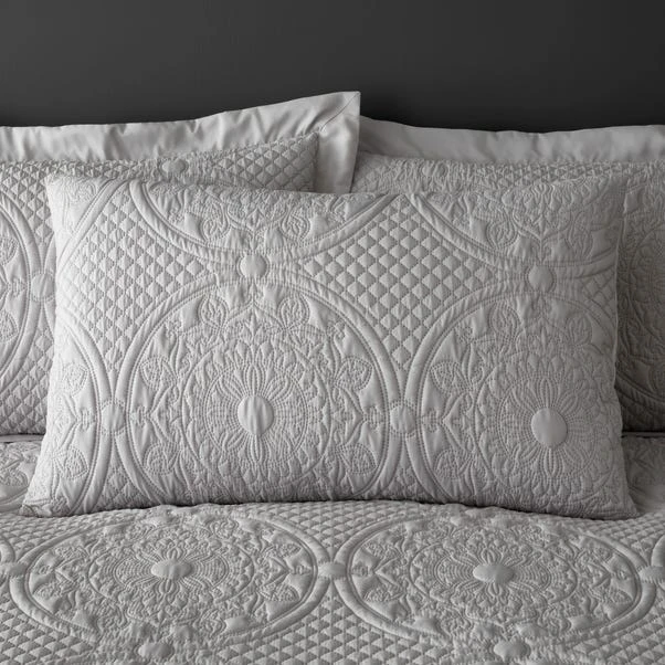 Dunelm Mandalay Silver Duvet Cover And Pillowcase Set 3 Dunelm Mandalay Silver Duvet Cover And Pillowcase Set - Image 3