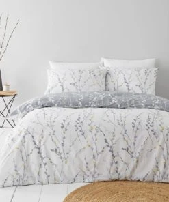 Dunelm Belle Charcoal Duvet Cover And Pillowcase Set 8 Dunelm Belle Charcoal Duvet Cover And Pillowcase Set -Dunelm-shop 1000185741 alt02