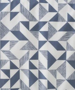 Dunelm Elements Bako Reversible Geometric Blue Duvet Cover And Pillowcase Set -Dunelm-shop 1000185747 alt05