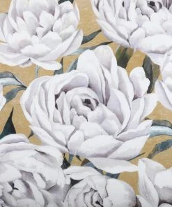 Avery Green Ava Floral Gold 100% Cotton Sateen Duvet Cover And Pillowcase Set 5 Avery Green Ava Floral Gold 100% Cotton Sateen Duvet Cover And Pillowcase Set -Dunelm-shop 1000186343 alt03