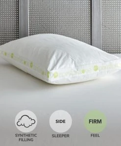 Comfortzone Hollowfibre Firm-Support Walled Pillow
