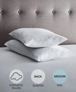 Fogarty Anti-Allergy Medium-Support Pillow Pair