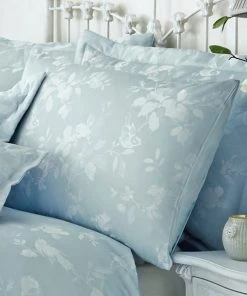 Dunelm-shop 18 Dunelm Eden Duck-Egg Standard Pillowcase