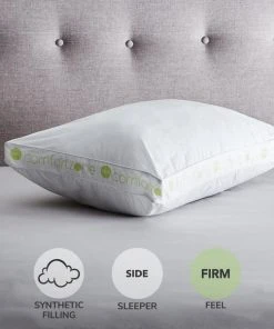 Comfortzone Anti Bacterial Firm-Support Walled Pillow
