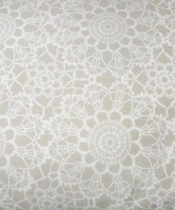 Dunelm Crochet Jacquard Cream Duvet Cover -Dunelm-shop 30213244 alt03