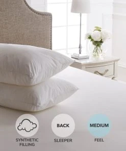 Dorma Sumptuous Down Like Soft Pillow Pair