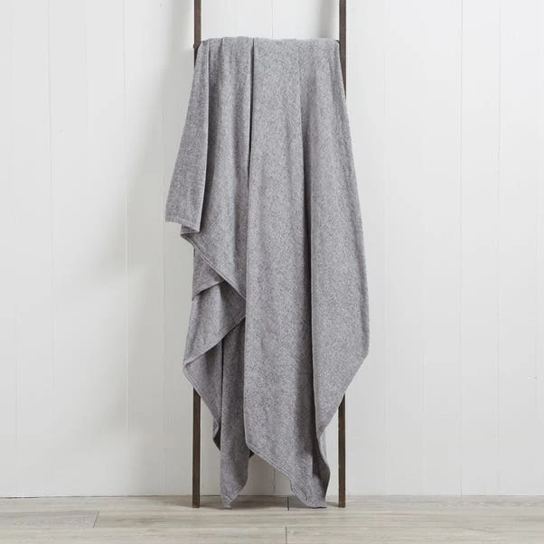 Dunelm Chenille Grey Throw 1 Dunelm Chenille Grey Throw
