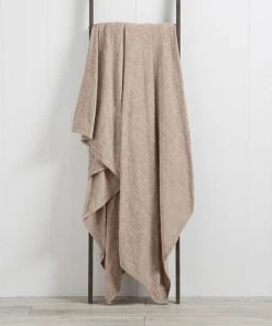 Dunelm Chenille Natural 200cm X 200cm Throw