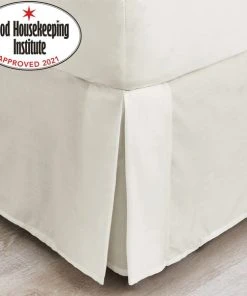 Dunelm Non Iron Plain Dye Ivory Valance