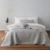 Dunelm Pebble Grey Bedspread