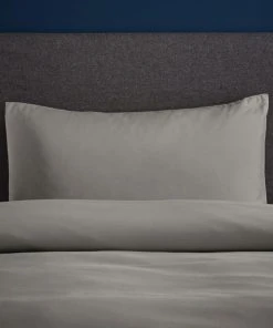 Fogarty Soft Touch Slate Standard Pillowcase Pair