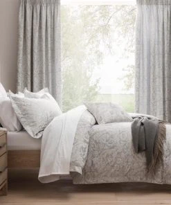 Dorma Winchester Jacquard Grey Duvet Cover