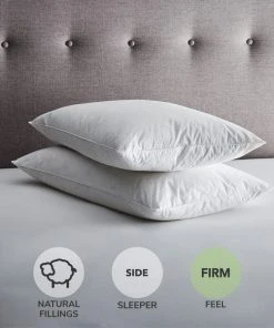 Fogarty Duck Feather And Down Firm-Support Pillow Pair