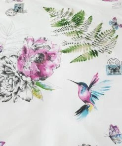 Dunelm Heavenly Hummingbird Reversible Duck Egg Duvet Cover And Pillowcase Set -Dunelm-shop 30437768 alt03