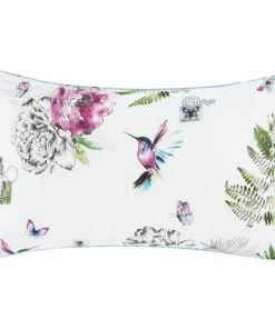 Dunelm Heavenly Hummingbird Reversible Duck Egg Duvet Cover And Pillowcase Set -Dunelm-shop 30437768 alt04