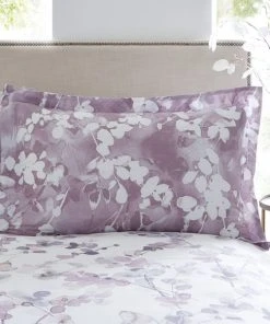 Dunelm Honesty Mauve Oxford Pillowcase