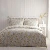 Dunelm Alisha Floral Yellow Reversible Duvet Cover And Pillowcase Set