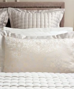 Dorma Ophelia Natural Continental Square Pillowcase