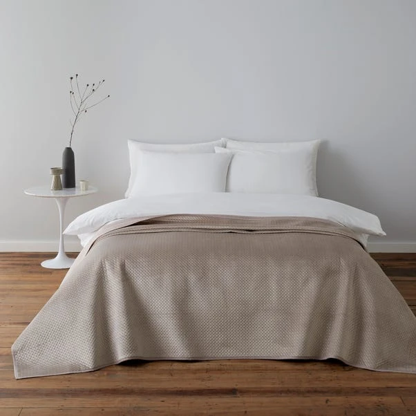 Dunelm Pinsonic Natural Bedspread 1 Dunelm Pinsonic Natural Bedspread