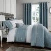 Catherine Lansfield Sequin Cluster Duck-Egg Duvet Cover And Pillowcase Set