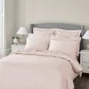 Dorma 300 Thread Count 100% Cotton Sateen Plain Blush Duvet Cover