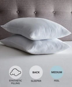 Fogarty Soft And Cosy Medium-Support Pillow Pair