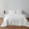 Dunelm Bloom Floral White Quilted Bedspread
