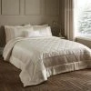 Dunelm Bardot Cream Quilted Bedspread