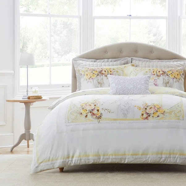 Dorma Hartington 100% Cotton Reversible Duvet Cover And Pillowcase Set 1 Dorma Hartington 100% Cotton Reversible Duvet Cover And Pillowcase Set