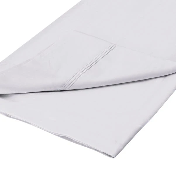 Dorma 500 Thread Count 100% Cotton Sateen Plain Flat Sheet 1 Dorma 500 Thread Count 100% Cotton Sateen Plain Flat Sheet