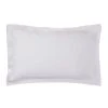Dorma 500 Thread Count 100% Cotton Satin Plain Oxford Pillowcase