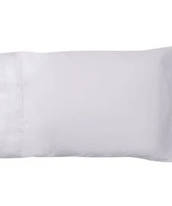 Dorma 500 Thread Count 100% Cotton Satin Plain Cuffed Pillowcase