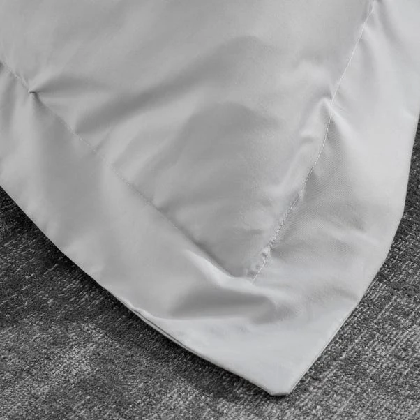 Hotel Cotton 230 Thread Count Sateen Silver Duvet Cover 3 Hotel Cotton 230 Thread Count Sateen Silver Duvet Cover - Image 3