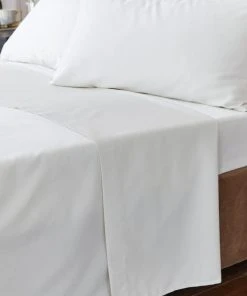 Hotel Cotton 230 Thread Count Sateen Flat Sheet