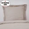 Dunelm Non Iron Plain Dye Natural Continental Pillowcase