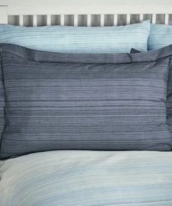 Dunelm Halton Blue Oxford Pillowcase