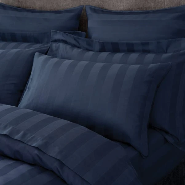 Hotel Cotton 230 Thread Count Stripe Standard Pillowcase Pair 1 Hotel Cotton 230 Thread Count Stripe Standard Pillowcase Pair