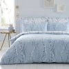 Dunelm Belle Blue Reversible Duvet Cover And Pillowcase Set