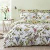 Dunelm Paradise Birds Green Reversible Duvet Cover And Pillowcase Set