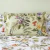 Dunelm Paradise Birds Green Oxford Pillowcase