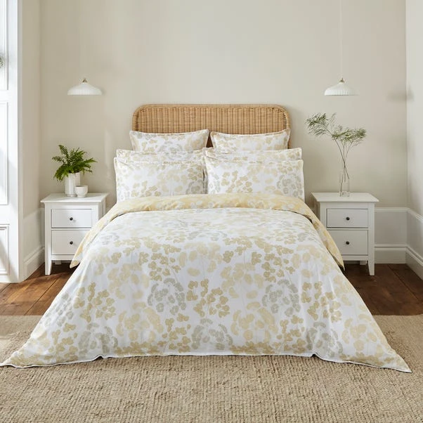 Dorma Daylesford 300 Thread Count Cotton Sateen Yellow Duvet Cover And Pillowcase Set 1 Dorma Daylesford 300 Thread Count Cotton Sateen Yellow Duvet Cover And Pillowcase Set