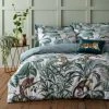 Dunelm Jungle Green 100% Cotton Reversible Duvet Cover And Pillowcase Set