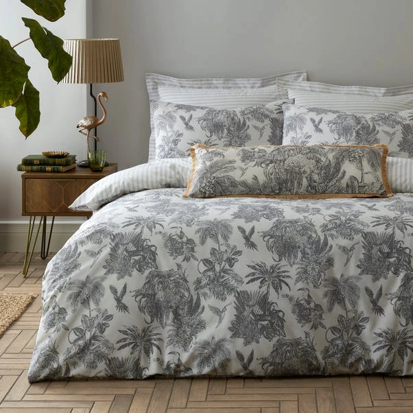 Dunelm Amazonia Toile Reversible Duvet Cover And Pillowcase Set 1 Dunelm Amazonia Toile Reversible Duvet Cover And Pillowcase Set